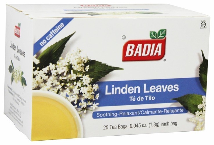 Badia Linden Tea 25 Bags per Box